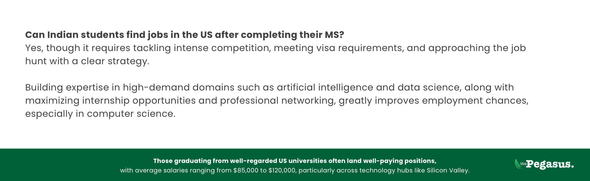 Insights on how Indian students secure jobs in the U.S. after completing MS in computer science through OPT, internships, and networking.